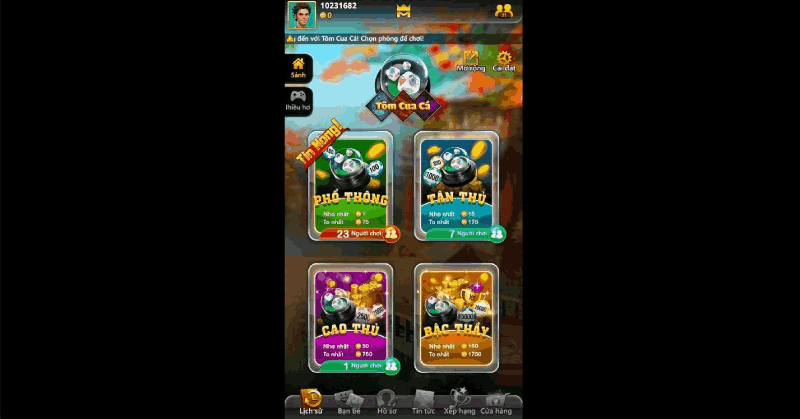 cách chơi game tôm cua cá M88